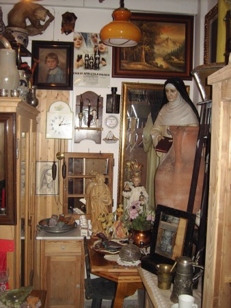 Nachtkästchen Fichte mit Marmorplatte,Breite 43cm,VP 120,-